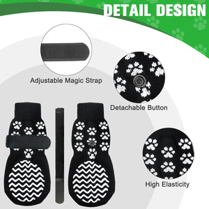 EXPAWLORER Double Side Anti-Slip Dog Socks - Wave