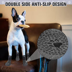 Load image into Gallery viewer, EXPAWLORER 6 Pack Double Sides Anti-Slip Dog Socks -Embroidered
