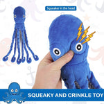 Load image into Gallery viewer, Octopus Dog Squeaky Toy
