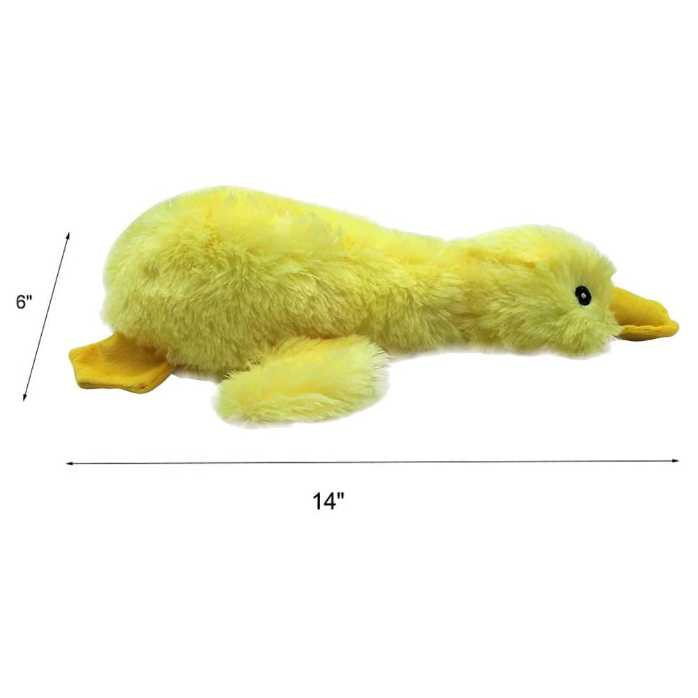 Plush Squeaky Dog Toy Cute Yellow Duck Chew Toys for Dogs