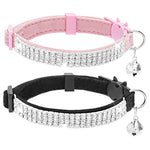 Load image into Gallery viewer, Bling Cat Collar Breakaway with Bells - 2 Pack Collars for Cats and Small Dogs
